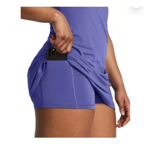 Under Armor NWT “Starlight” motion  active wear dress built in shorts w/pocket - Picture 4 of 13